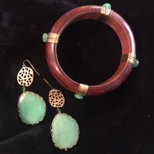 Fashion Earrings & Bracelet Set